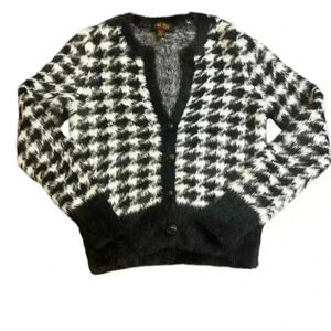 Truth by Republic Women’s V Neck Cardigan Size XS  Houndstooth